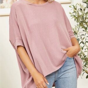 ANDREE BY UNIT poncho flowy oversized tunic top